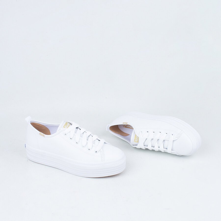 Keds triple deals shimmer platform sneaker